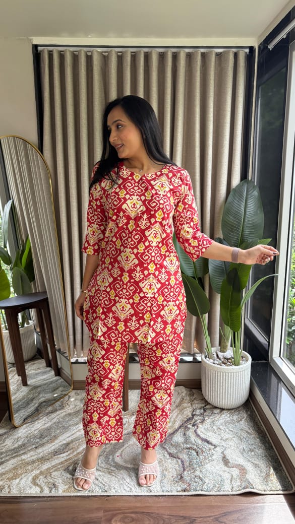 Pure Cotton Kurti with Plazo
