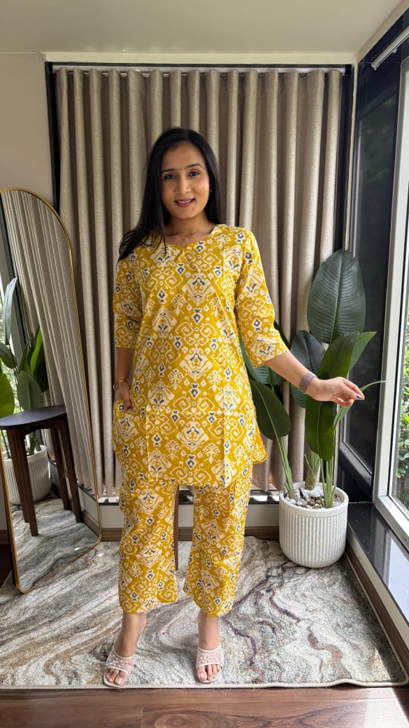Pure Cotton Kurti with Plazo