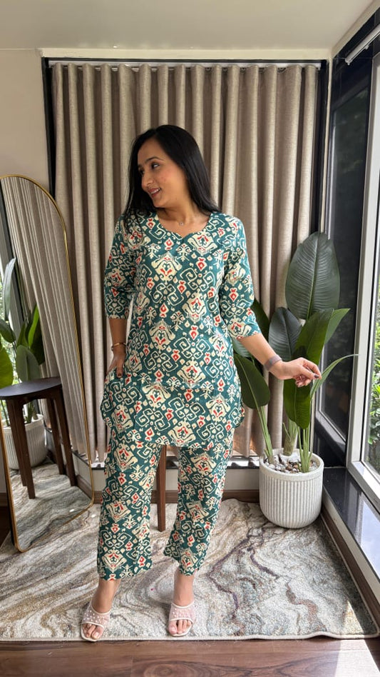 Pure Cotton Kurti with Plazo